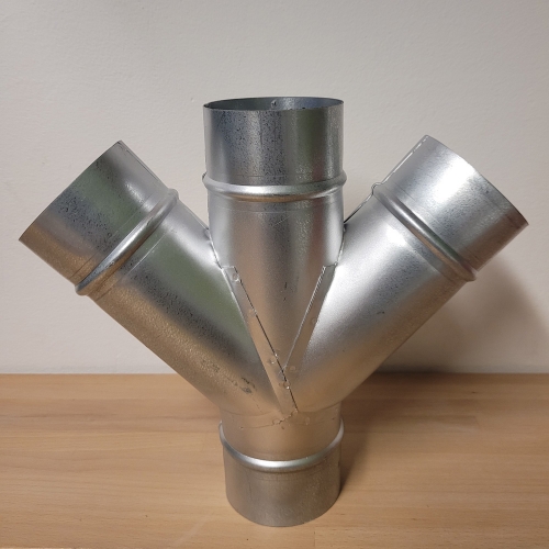 Rohrabzweig RA-2 k 45 d1=80 d2=80 d3=80 d4=80