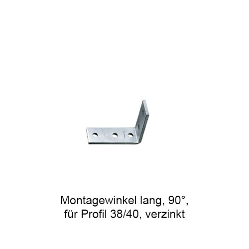 Montagewinkel lang, 90