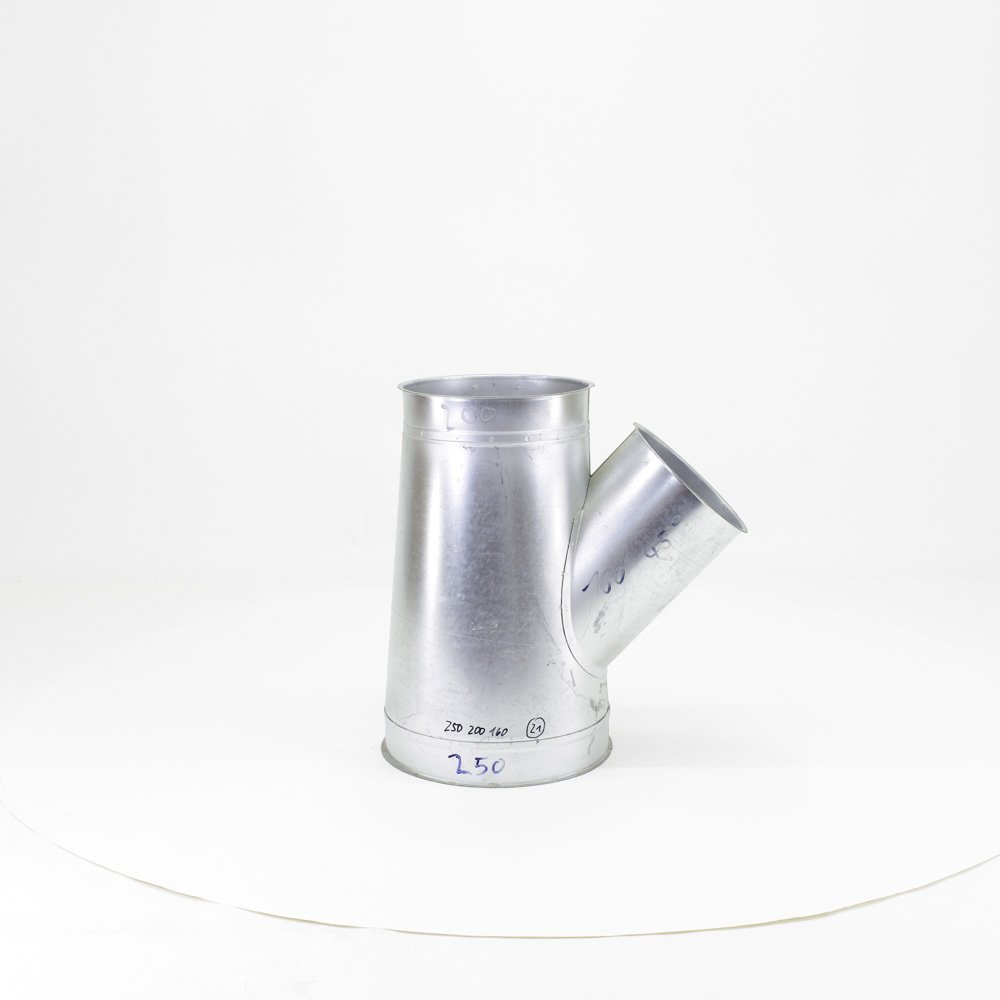 Rohrabzweig RA-1 45 d1=250b d2=200b d3=160b