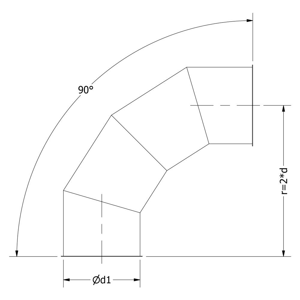 Bogen 90 2xd