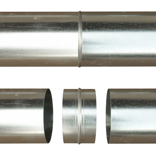 Verbinder Nippel 180mm mit Lippendichtung Verbindungsstück Steckverbinder 