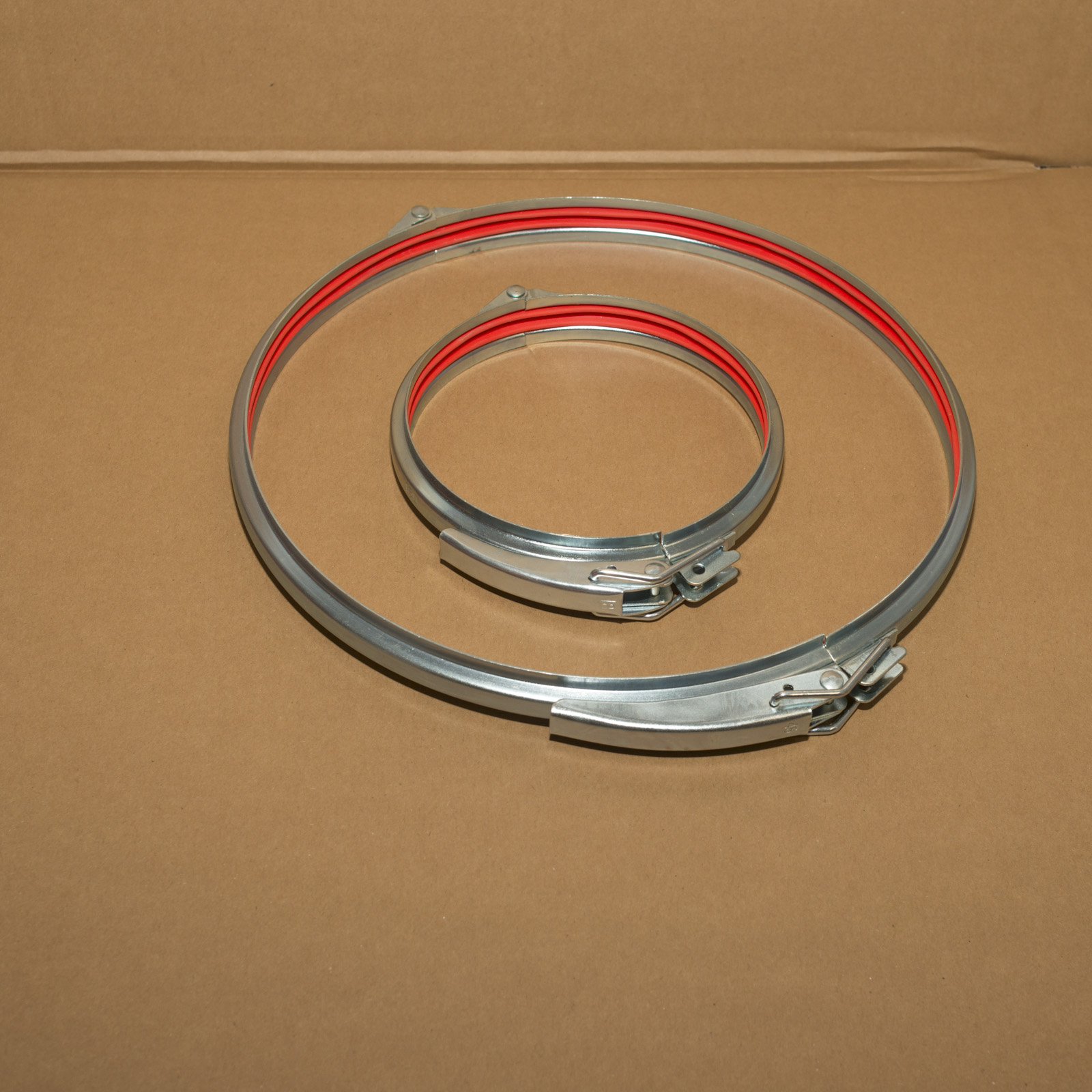 Sickenschelle mit Spannhebel PVC Dichtung