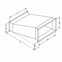 Etage Übergang<br>(1003x711 zu 1480x711 mm)