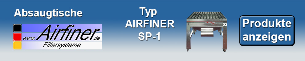 Schleiftisch Typ AIRFINER SP-1